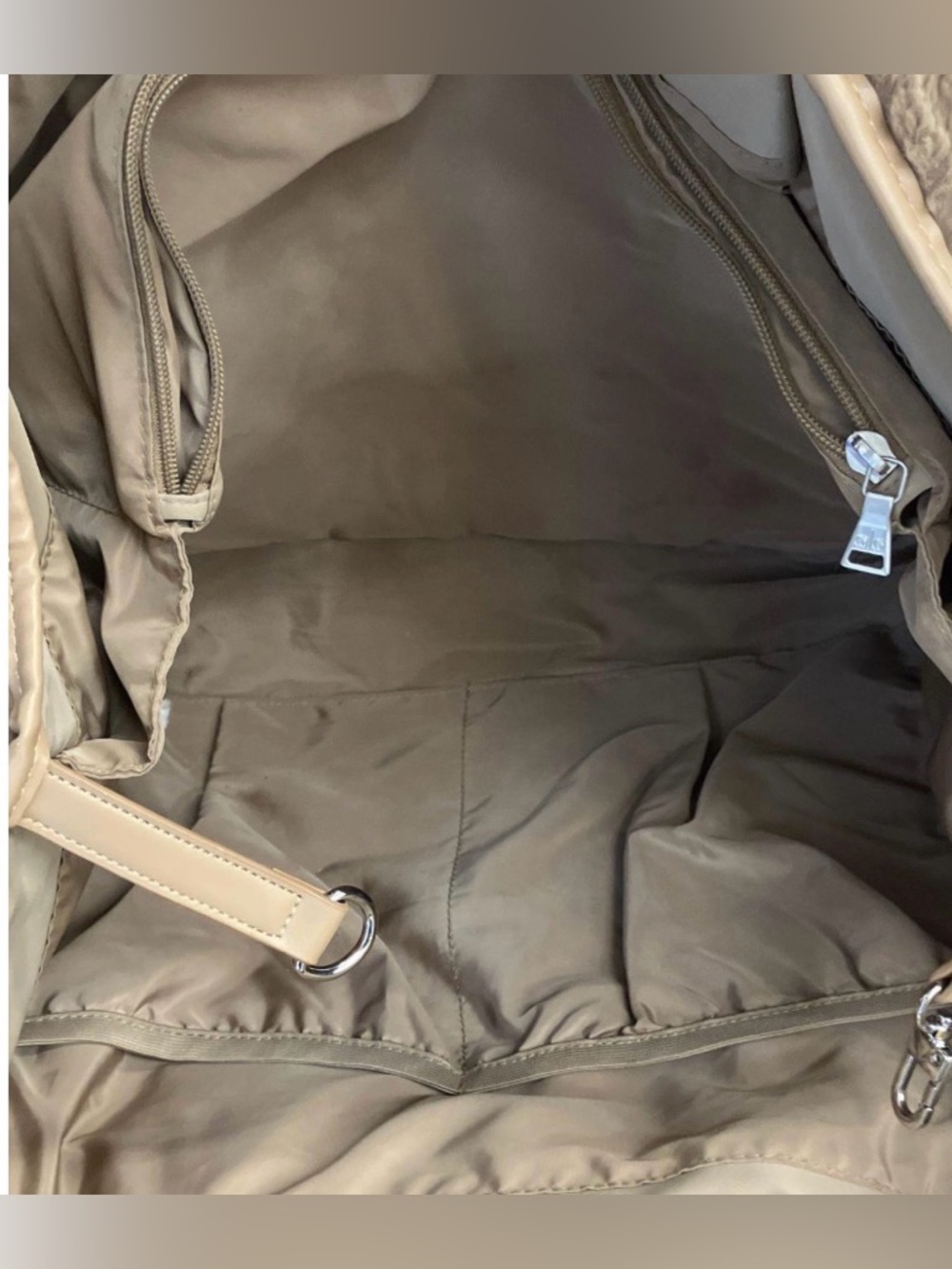 EUC Alo Yoga Faux Fur Tote Bag - Toasted Almond - Picture 6 of 7